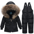 Children's down jacket suit