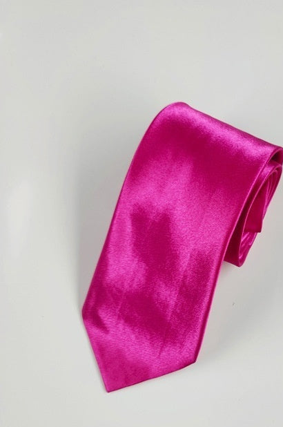 8cm Black Hand-tied Plain Suit Tie