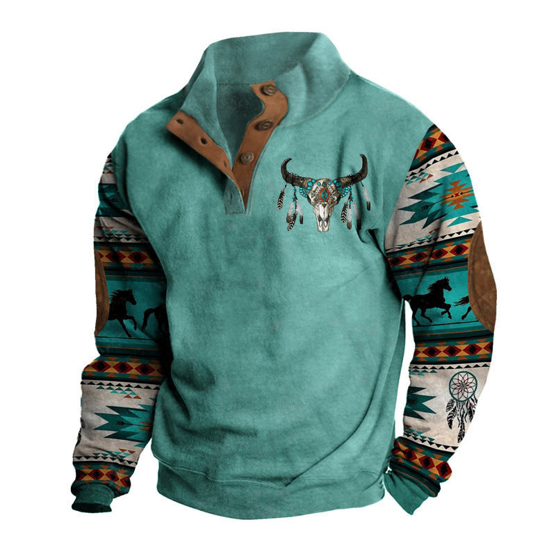 Men's 3D Printed Casual Fashion Sweatshirt