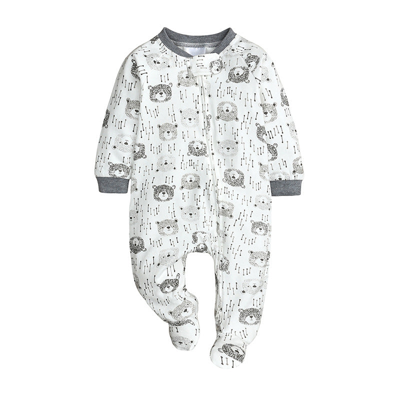 Baby two-way zipper bodysuit