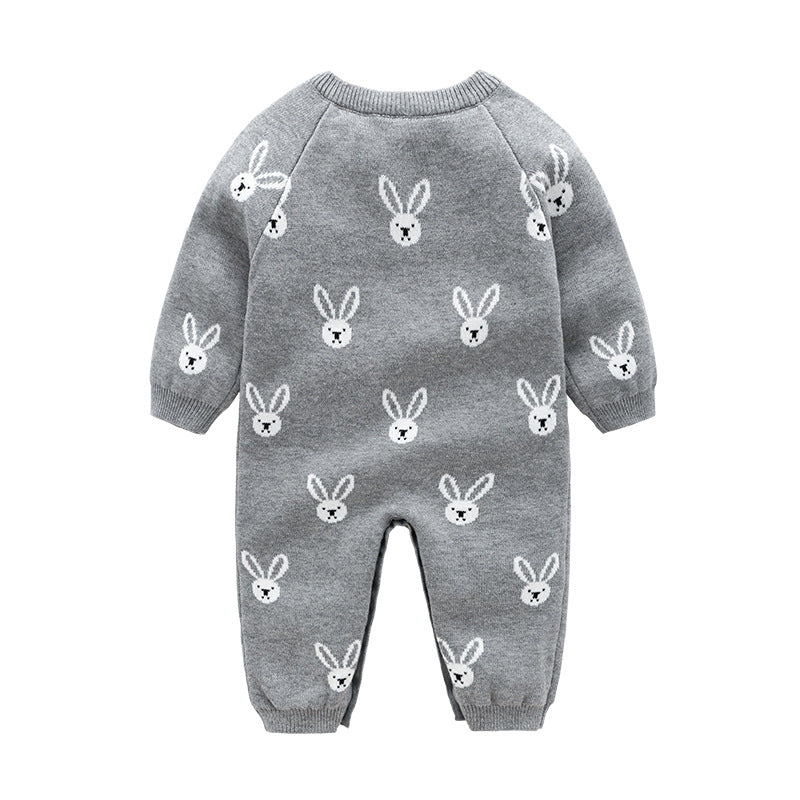 Double-layer knitted bodysuit