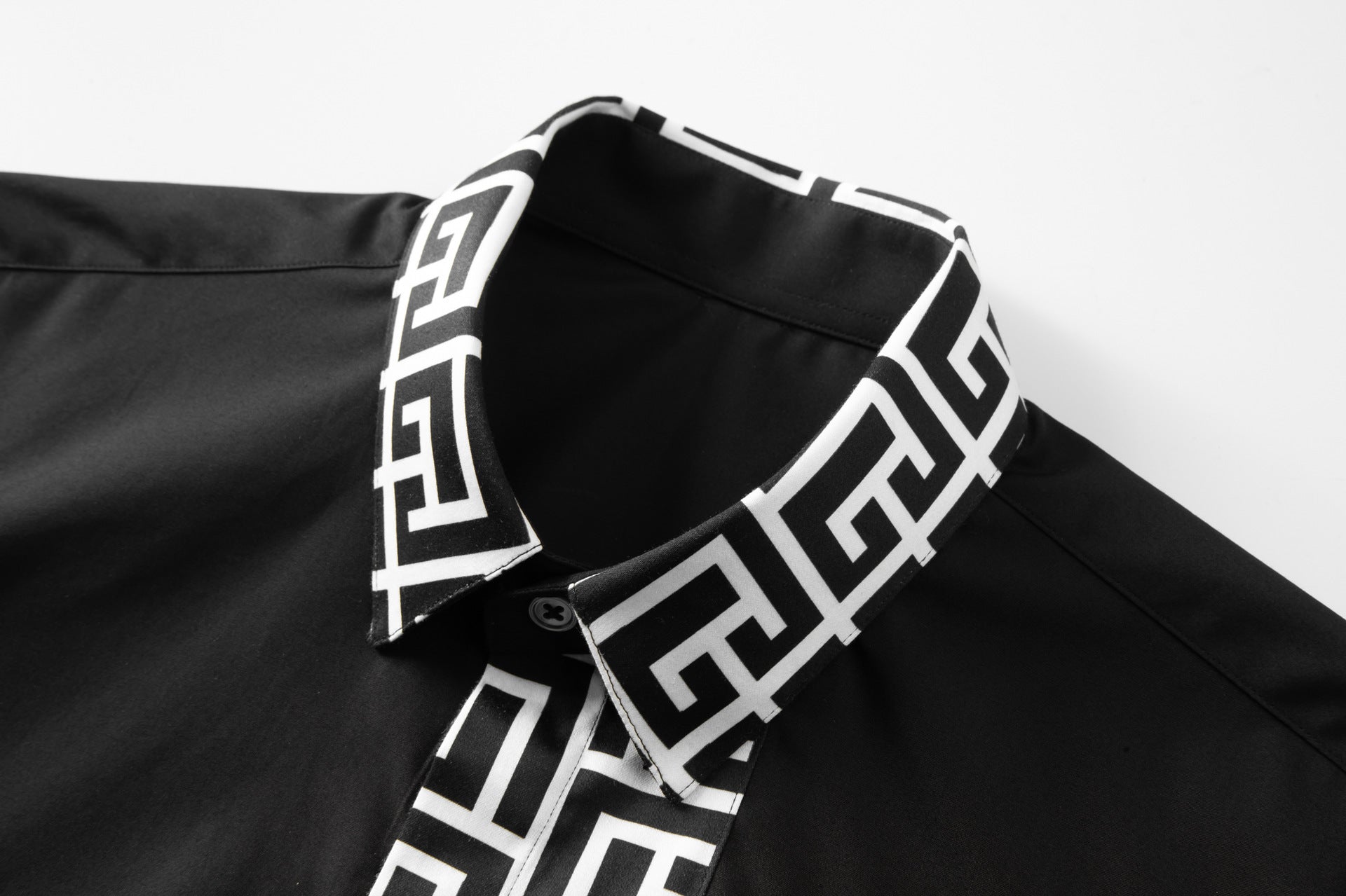 Men's Cotton Blended Long-sleeved Shirt