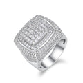Imperial Moissanite Men’s Ring – S925 Platinum Plated | Diamond Sadaf