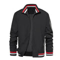 Bomber Jacket Lightweight Casual Windbreaker Spring Fall Zip Up Coat