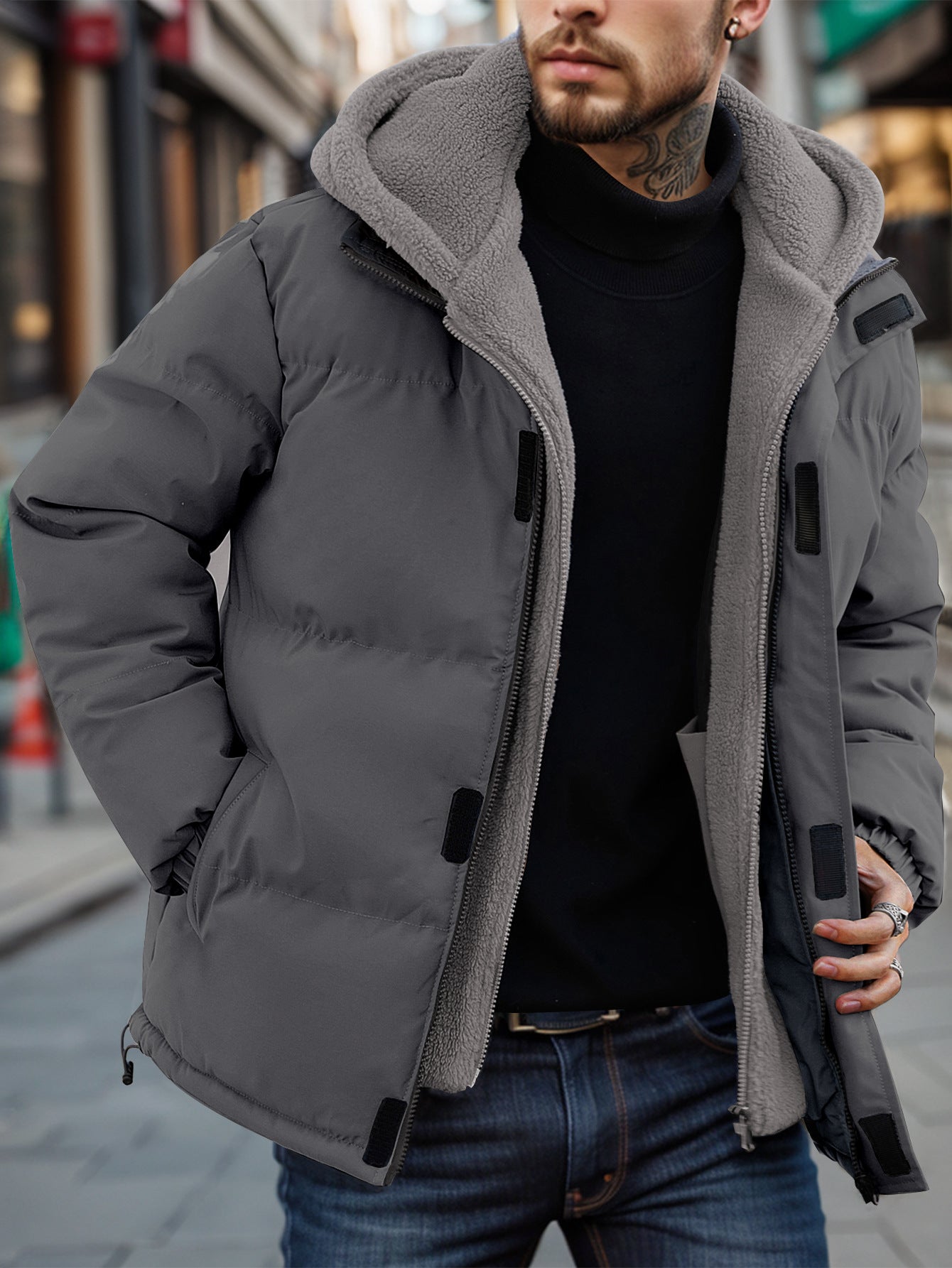 Windproof Down Jacket