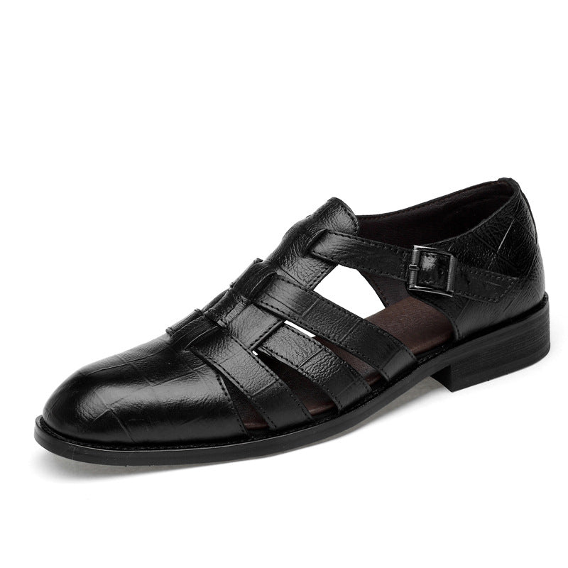 Men’s Hollow Business Formal Buckle Shoes