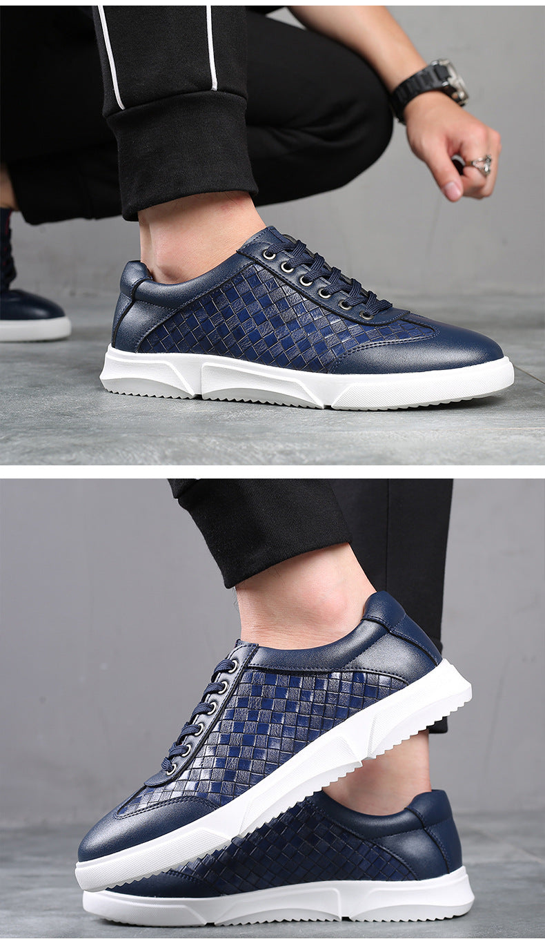 New Men's Large Size Casual Sneakers Trendy Wild White Shoes