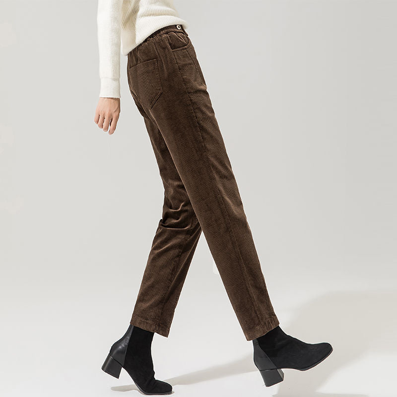 Striped Pants Tapered Corduroy