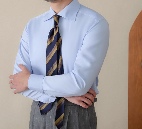 Italian Windsor Collar Shirt Iron-Free