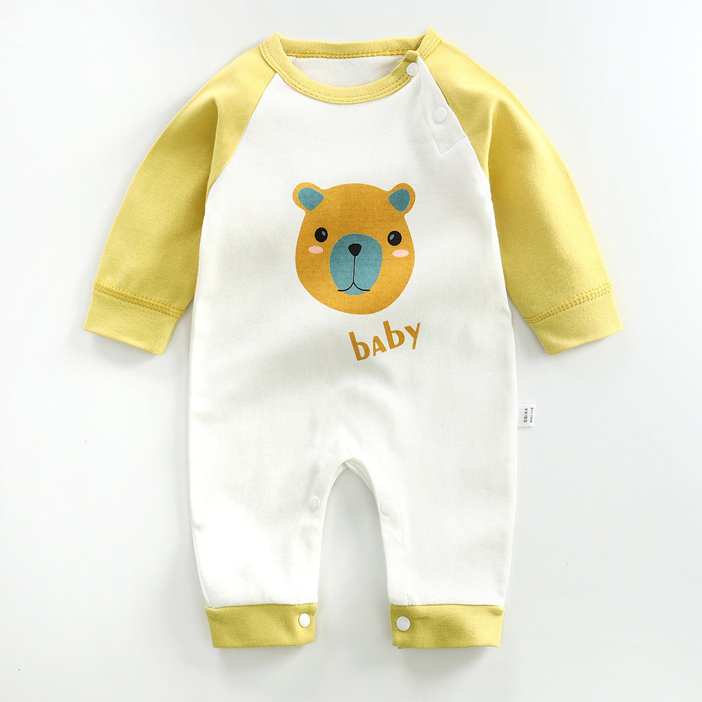 Long-sleeved Cotton Romper