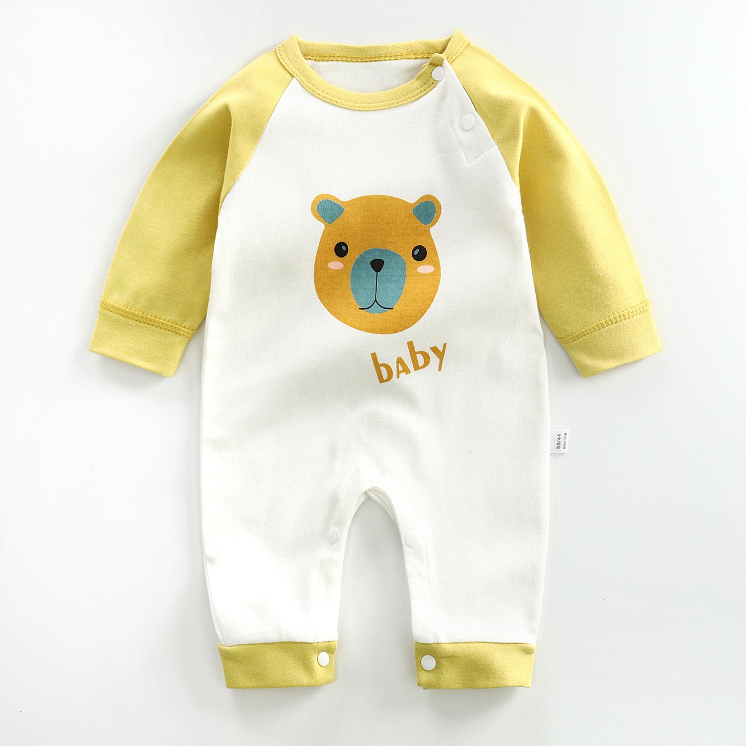 Long-sleeved Cotton Romper