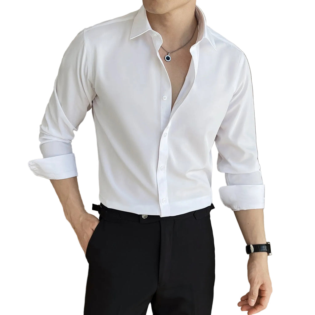 Long-sleeved Business Shirt
