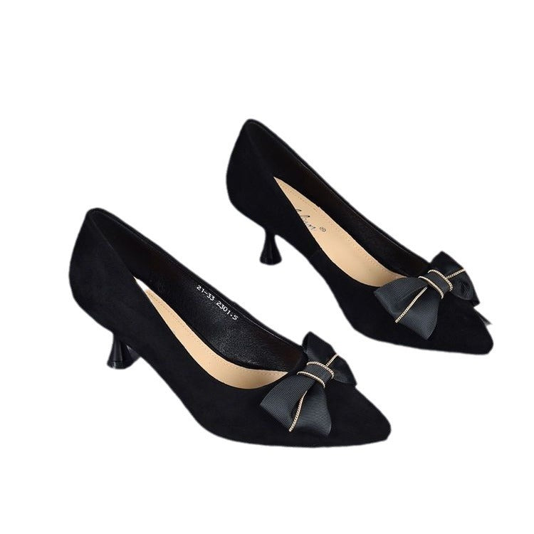 Womens Korean-style Matte Versatile Fashionable Pumps