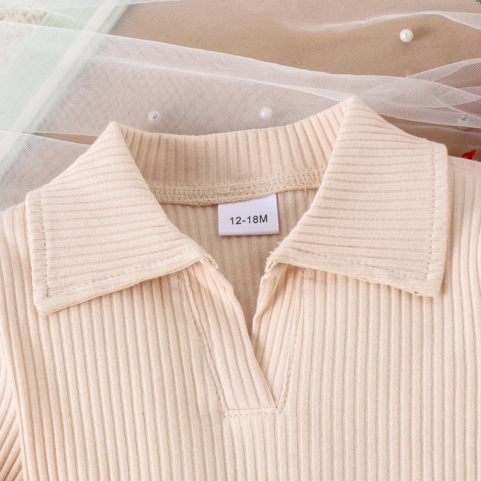 Suit Medium And Small Long Sleeve Pleated Skirt