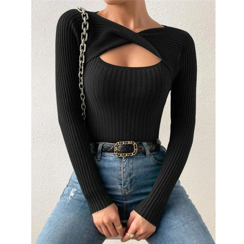 Hollow Pullover Sweater