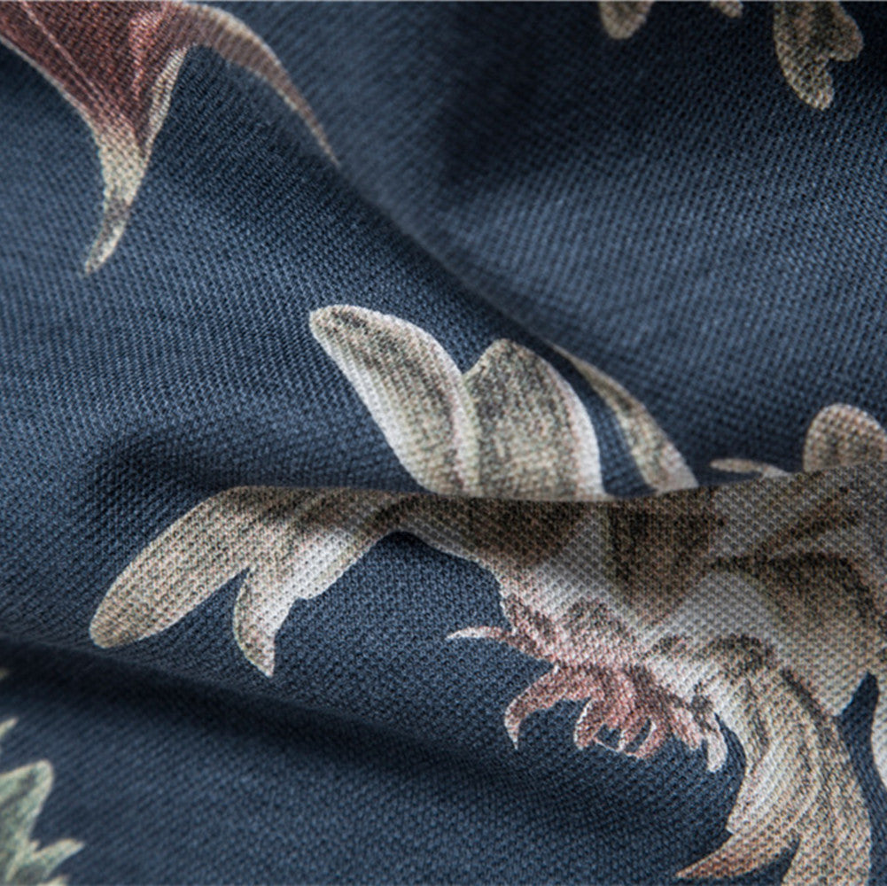 Short Sleeve Lapel European TShirt