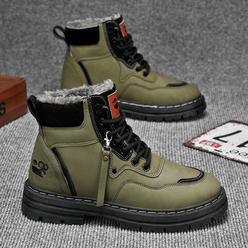 Men's  British Style High-top Martin Boots