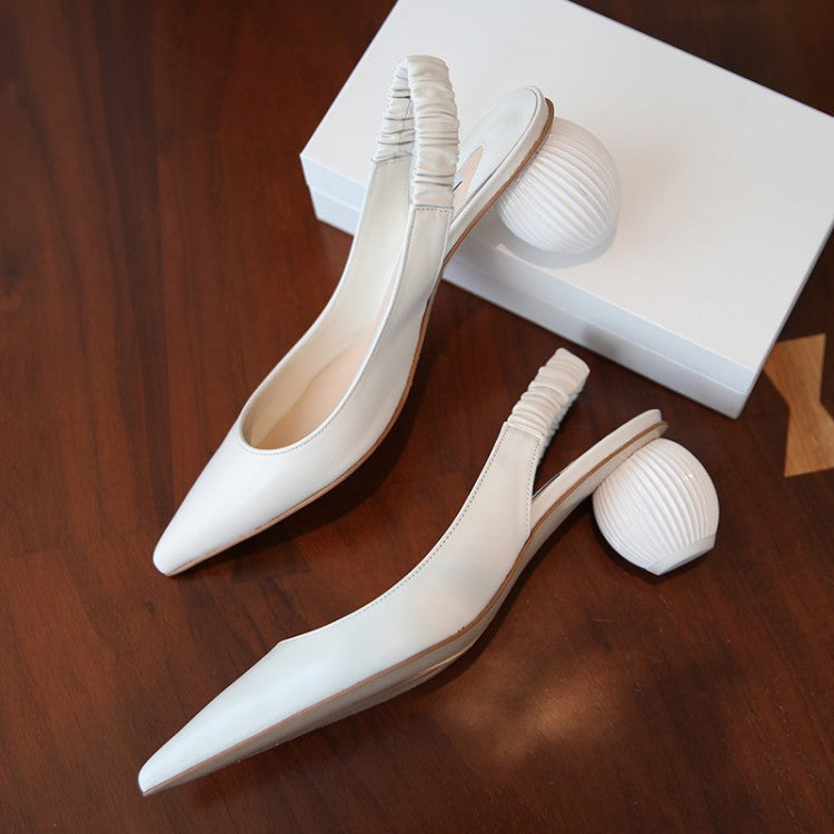 spherical heel heels