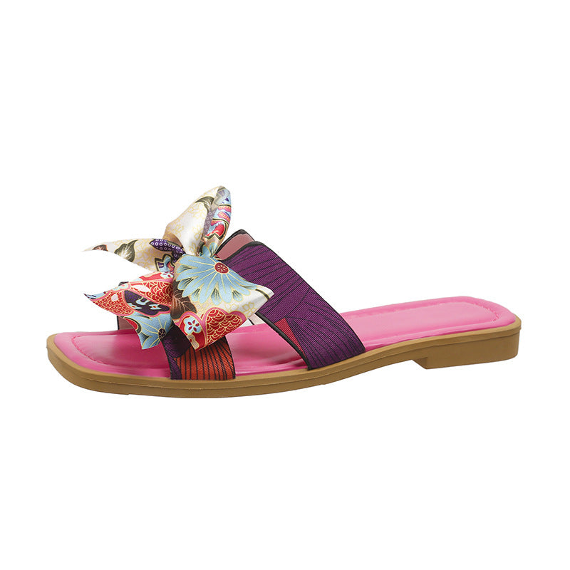 Ribbon Bow Sandals
