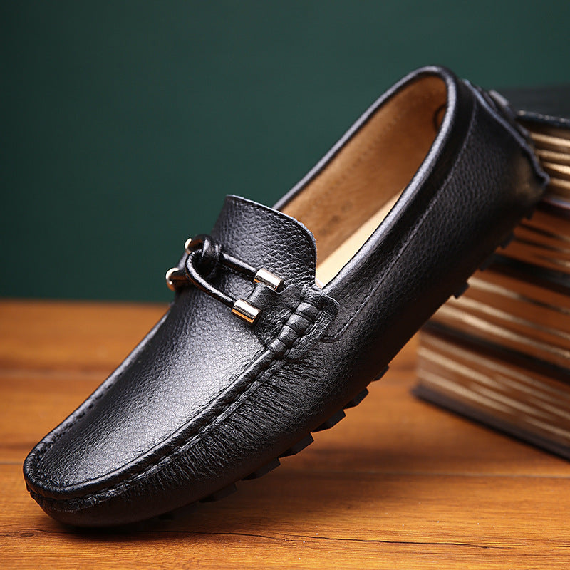 Men’s British Style Peas Slip-On Shoes