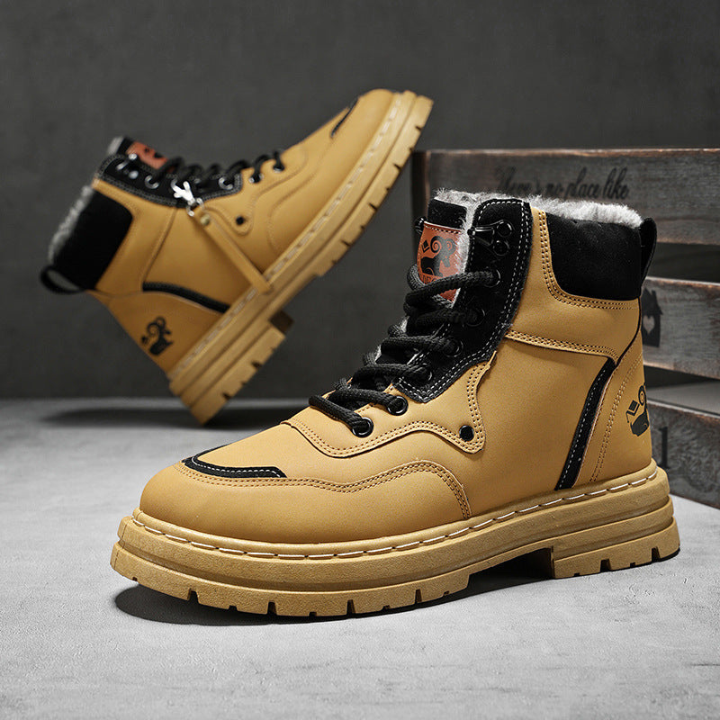 Men's  British Style High-top Martin Boots
