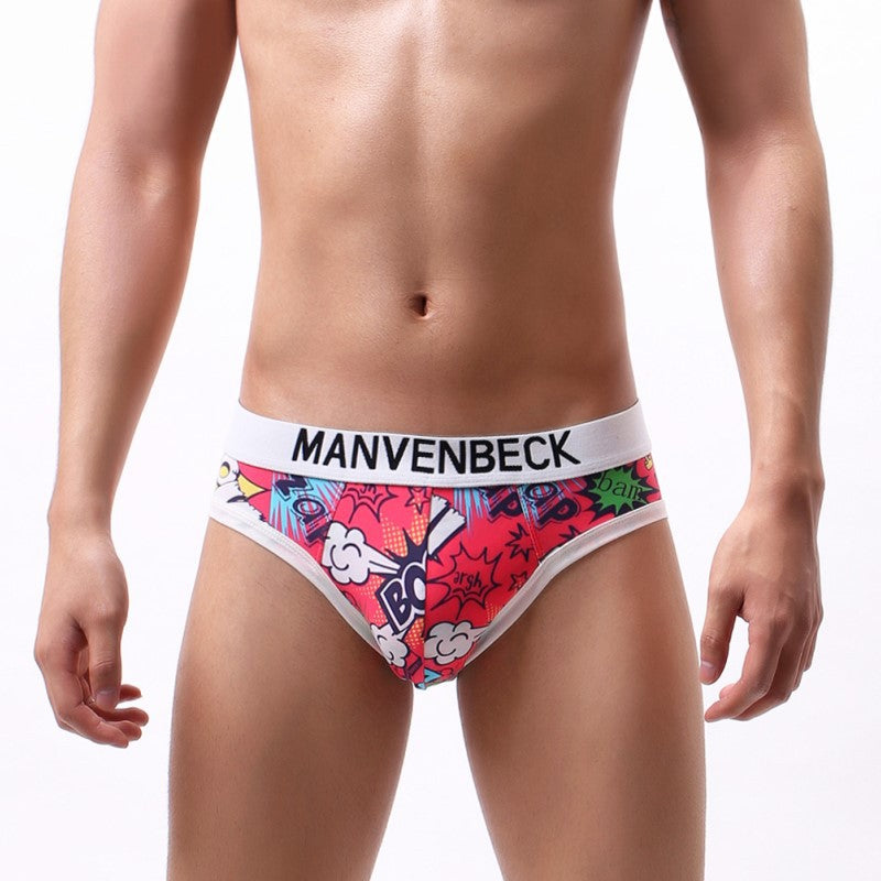 Men's Fashionable Printed Soft And Comfortable Shorts