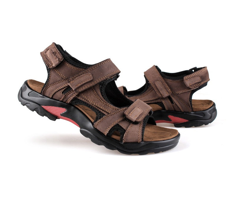 Breathable Leather Cowhide Beach Shoes