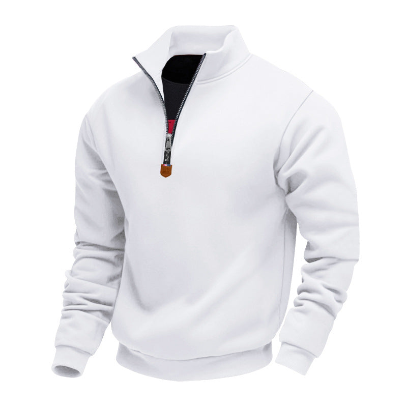Long Sleeve Half-zip Sport Casual Sweatshirt