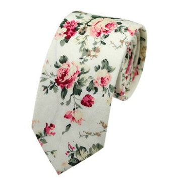 Men's Cotton Print Tie