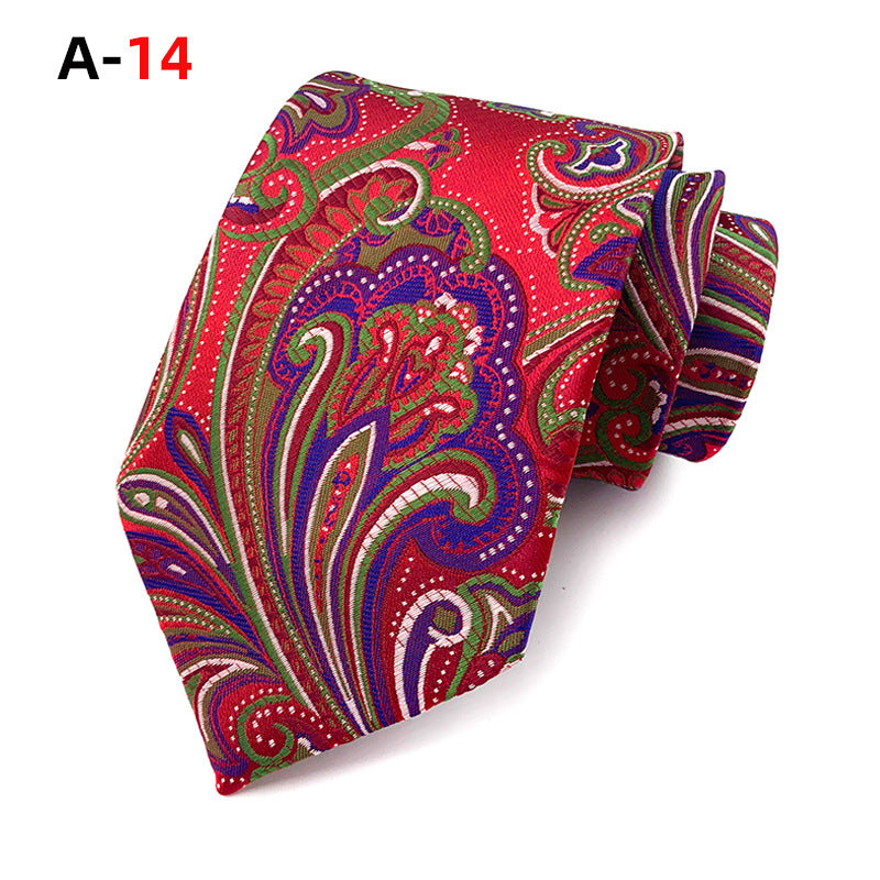 Paisley Polyester Jacquard Men's Tie