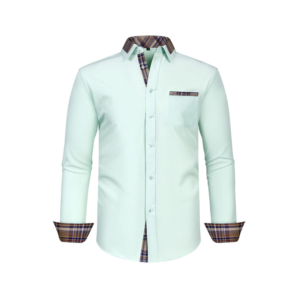 Patchwork Flower Collar Long Sleeved