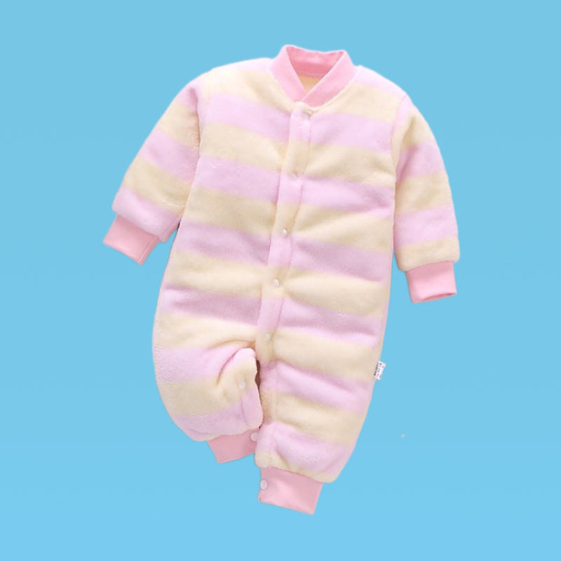 Infant One-piece Crawling Suit Single Breasted Romper