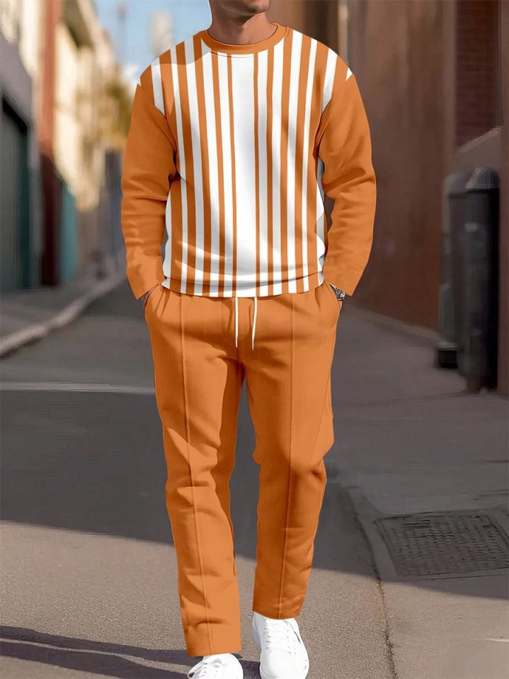 Printing Round Neck Suit