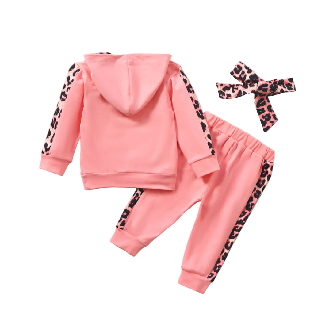 Suit Autumn Mini Sweater Sports Leopard Suit