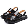 Leather Wear-resisting Non-slip Slippers