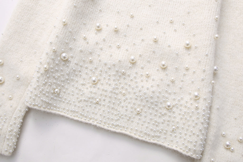 White Pearls Knitwear set