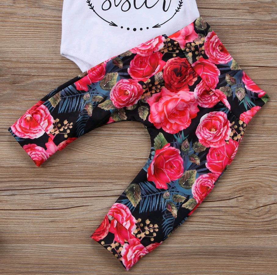 Baby Cotton Long-sleeved Color Hair Band Three-piece Suit