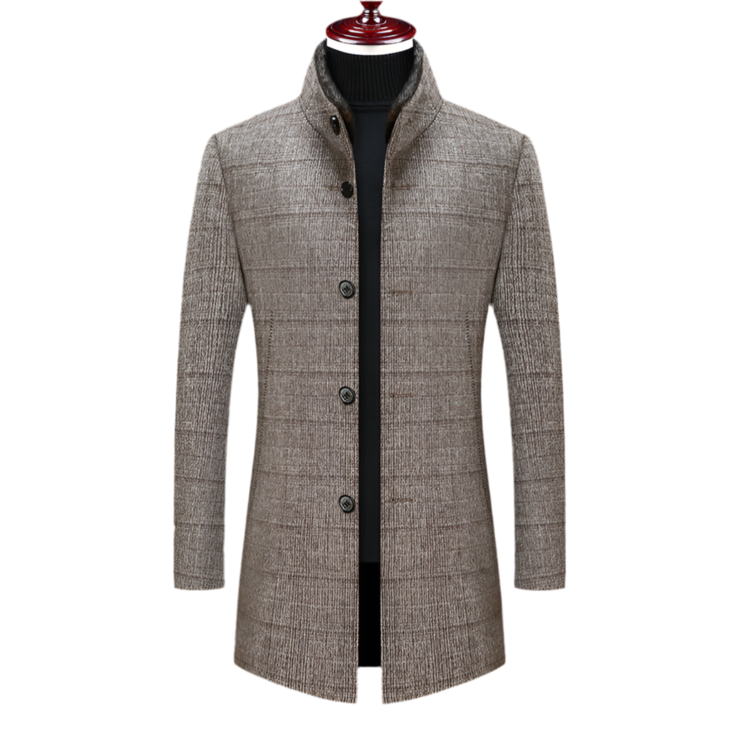 Thick Woolen Coat For Middle-aged Men