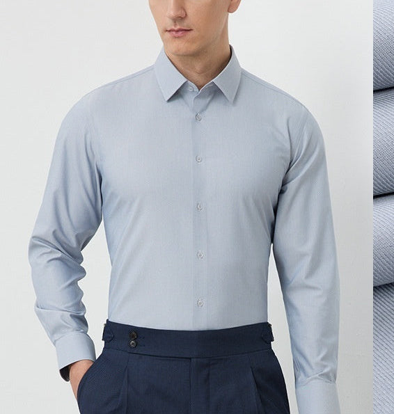 Long-sleeved  Non-ironing Business Clothing Micro-elastic  Shirt