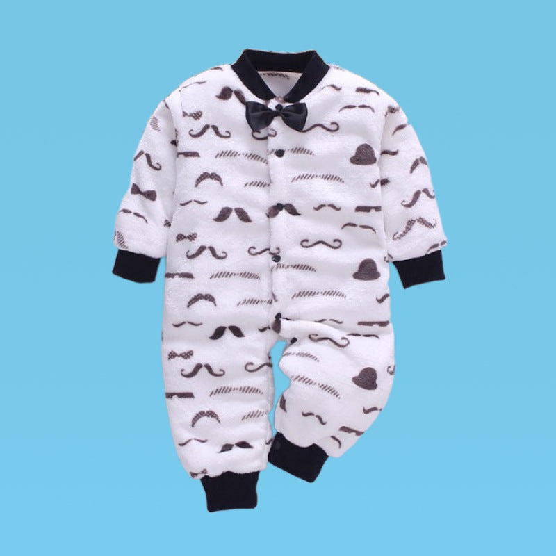 Infant One-piece Crawling Suit Single Breasted Romper