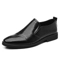 Plus-Size Vintage Business Slip-On Leather Shoes