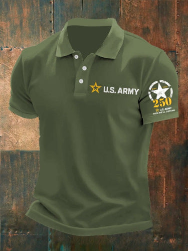 Golf 3D Printed Casual Culture POLO Shirt