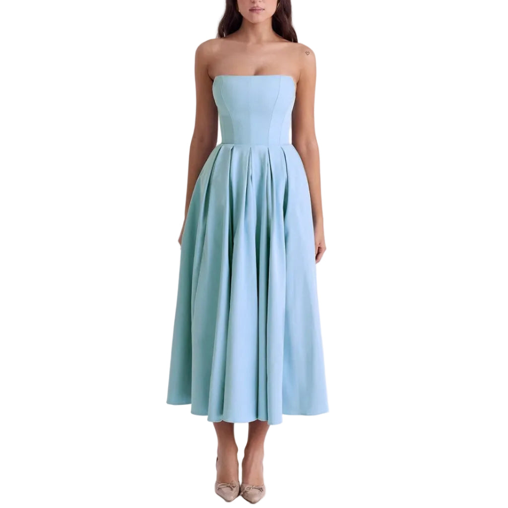 Summer  Backless Midi Dress