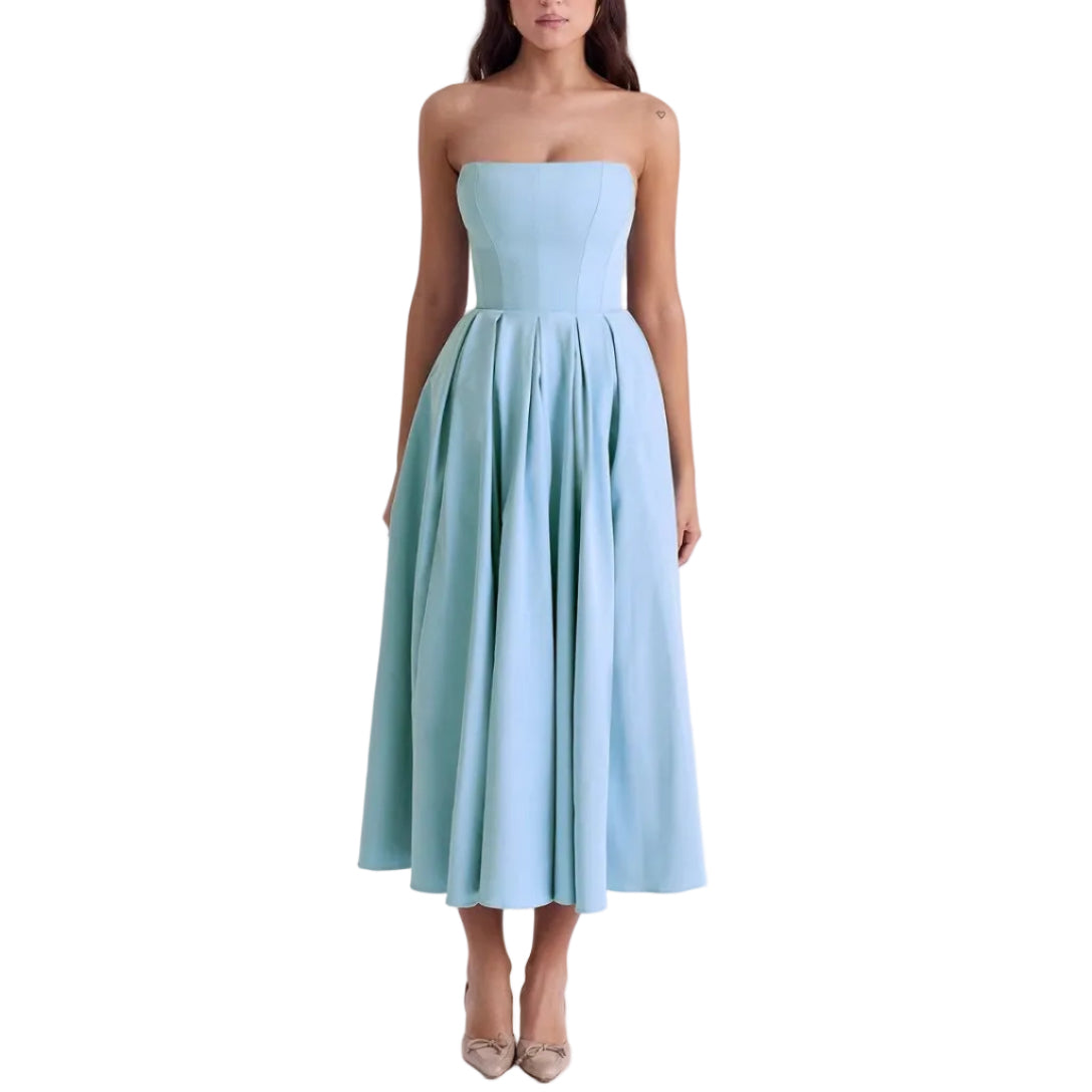 Summer  Backless Midi Dress