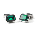 Men’s Glass Plated Brass Cufflinks – Diamond Sadaf