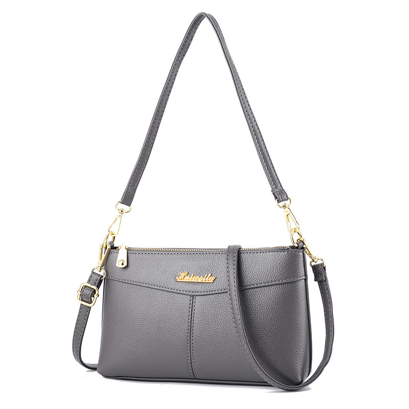 Simple fashion shoulder bag small solid fashionista Korean spring summer new ladies leisure bag