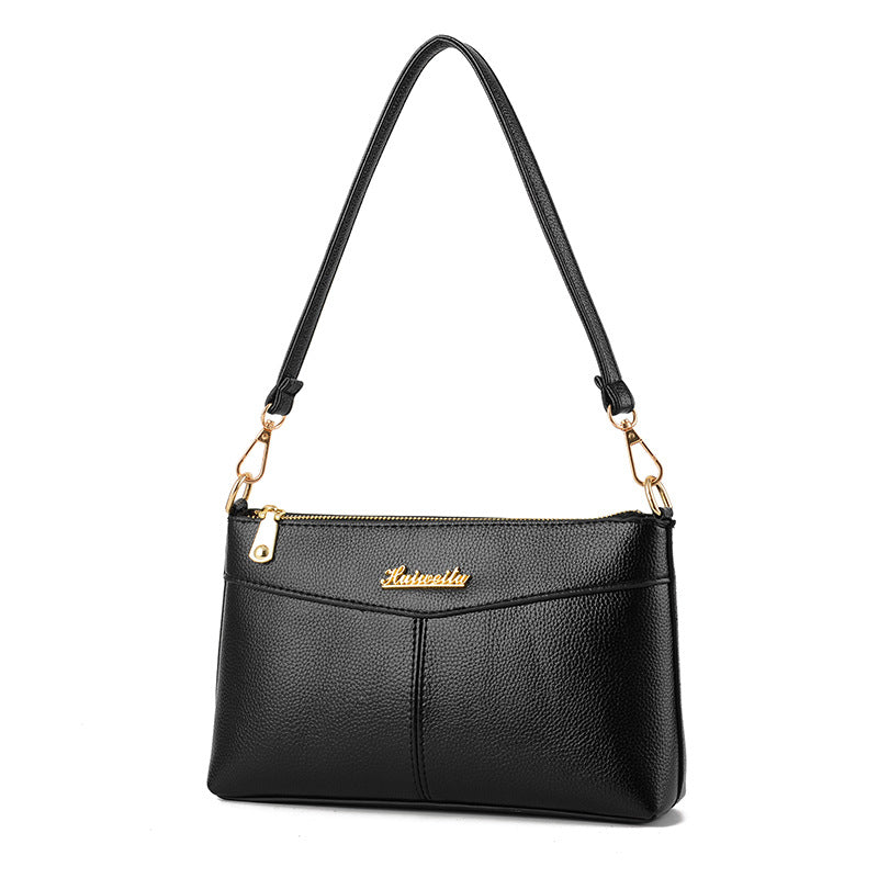 Simple fashion shoulder bag small solid fashionista Korean spring summer new ladies leisure bag