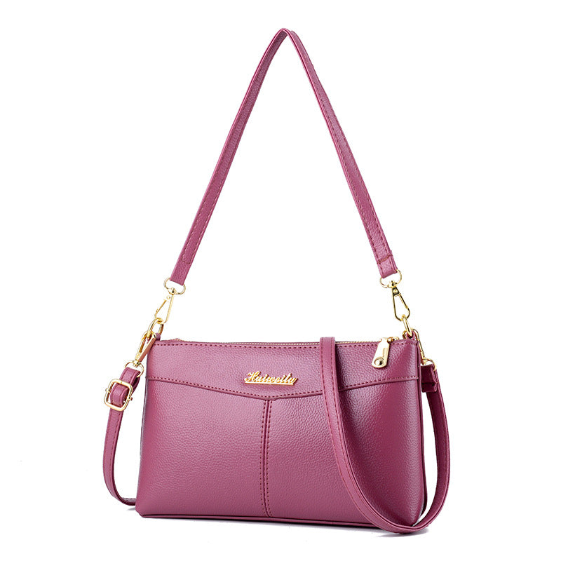 Simple fashion shoulder bag small solid fashionista Korean spring summer new ladies leisure bag
