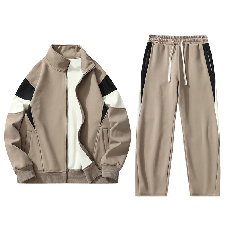 Men's Loose Casual Sport Cardigan Suit