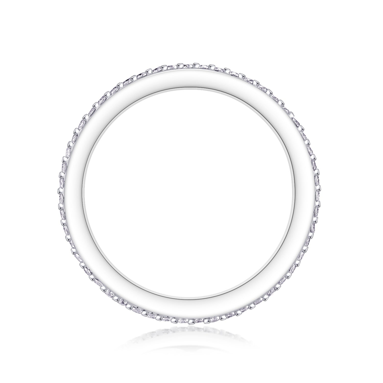 Note - A Wedding Ring Set With Top-quality Square Moissanite S925 In Silver And Platinum-plated. The Ring Can Be Inspected With A Diamond Pen